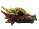 Orgoniet draak drakenbloed steen, septarie, vuursteen en pyriet