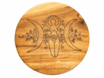 Houten plateau godin