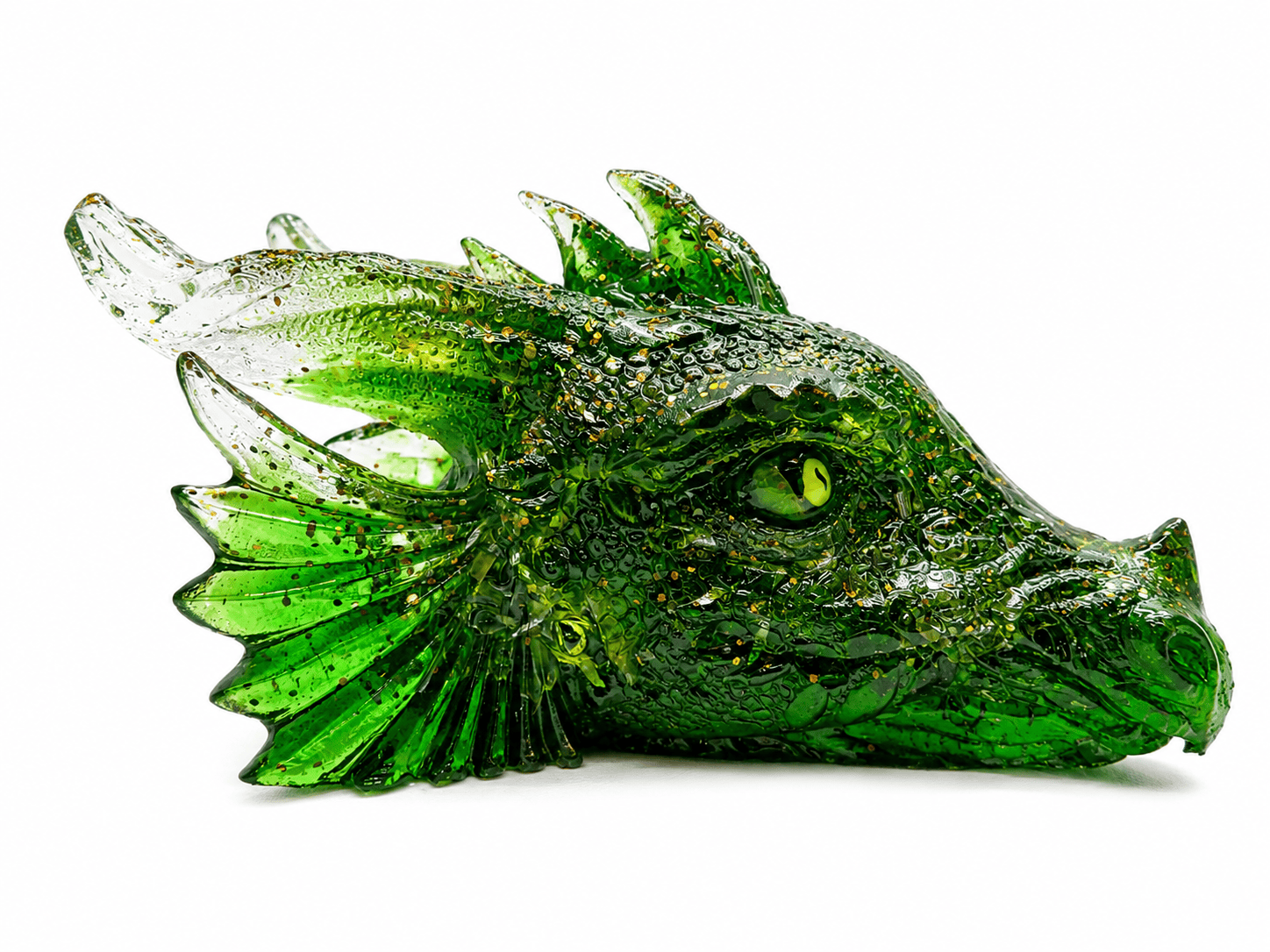 Orgoniet draak Groene calciet